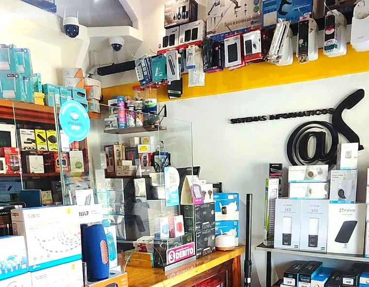 Interior del local de AS Sistemas